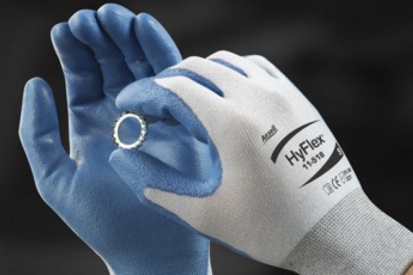 Máčané pracovné rukavice