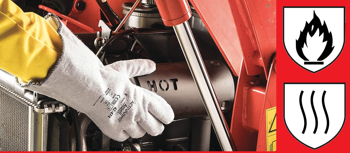 Tepelneodolné rukavice EN407