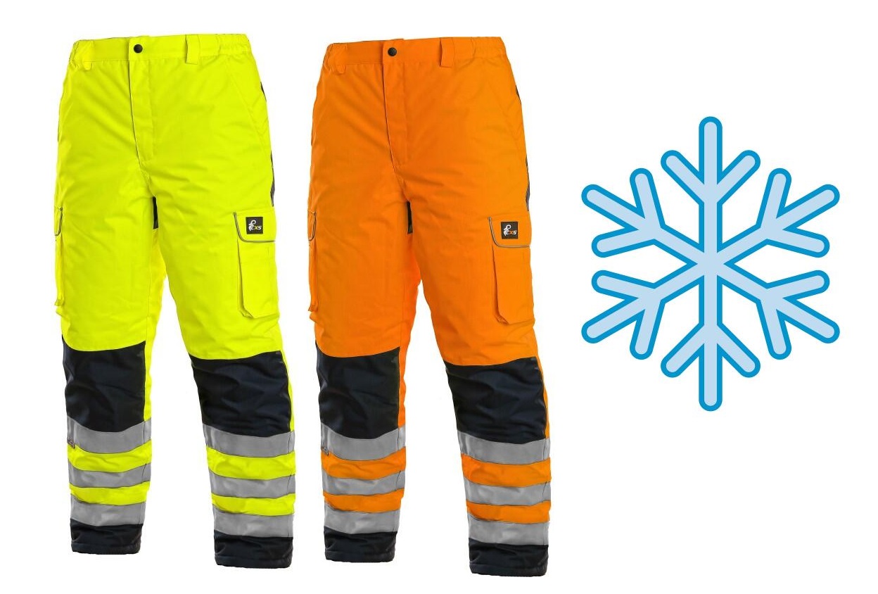 Hi-vis zimné nohavice