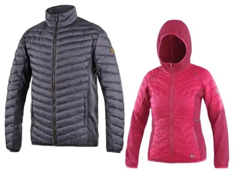 Hybridné pracovné bundy