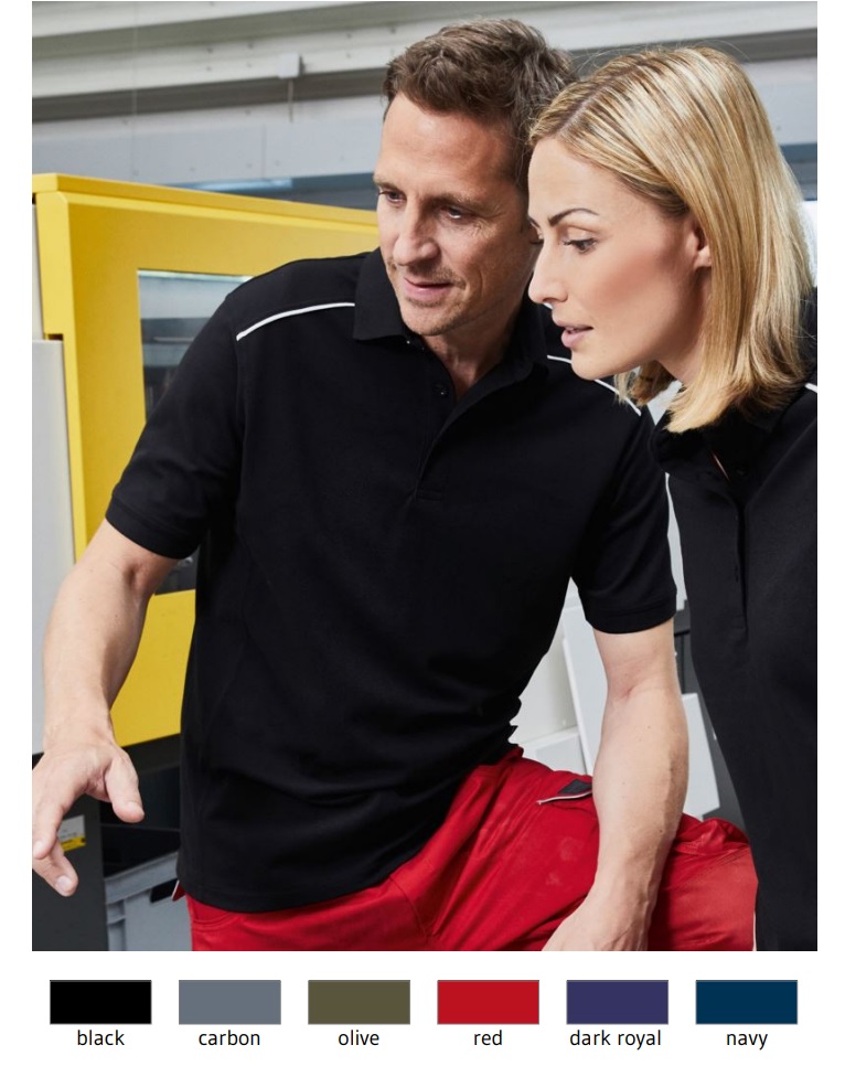 Pánske pracovné polo - Solid unisex | James & Nicholson | JN 892