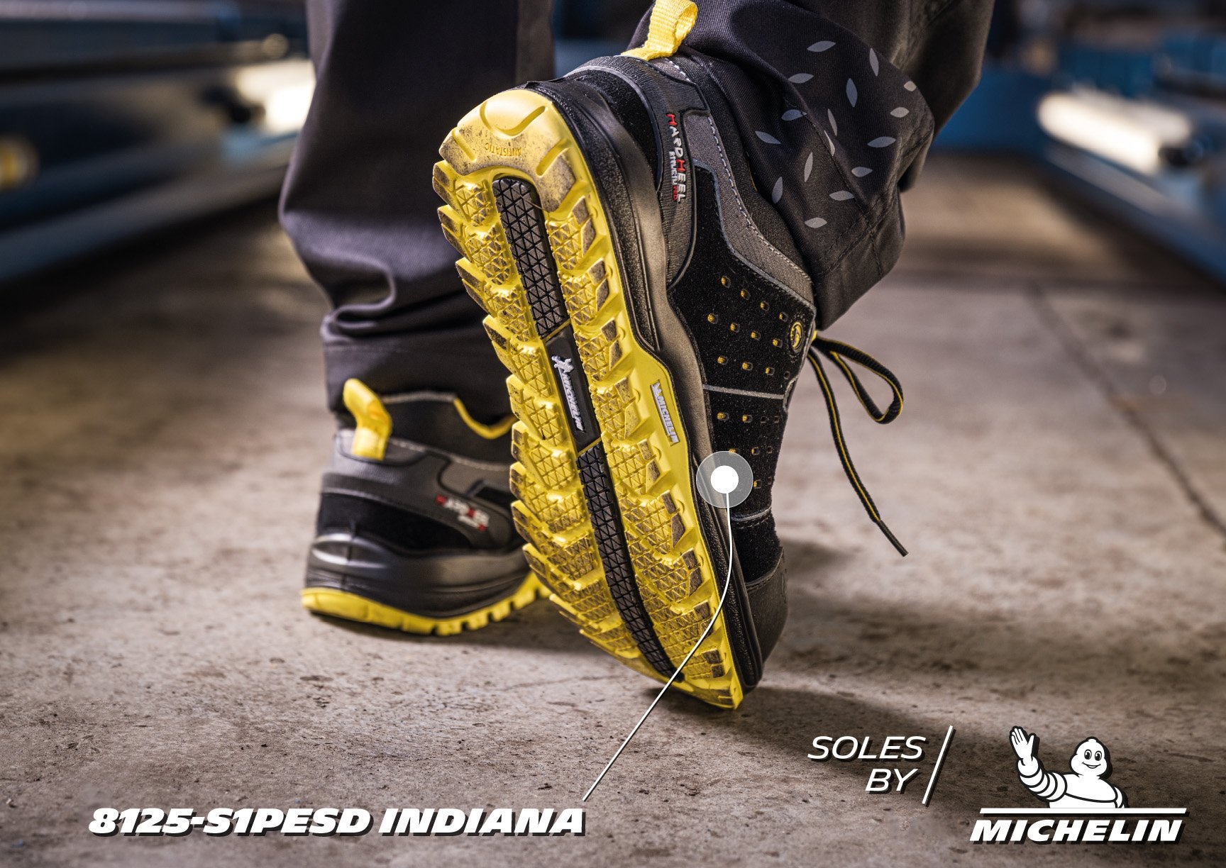 VM INDIANA bezpečnostná poltopánka 8125-S1PLESD MICHELIN